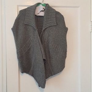 Gray sweater vest
